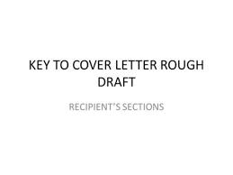 But they do not affect the opinions and recommendations of the authors. Parts Of A Cover Letter Header Address Date Employers Address Salutation Body 3 To 4 Paragraphs Closing Signature Typed Name Enclosure Ppt Download