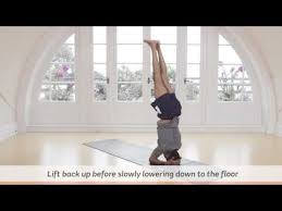 How To Do Headstand Pose Or Sirsasana Headstand Poses Yoga Tutorial Types Of Yoga