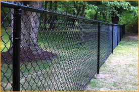 4 Foot Black Chain Link Fence Gate Image Result For Rolled Wire Fencing Using Chain Link Post Black Chain Link Fence Chain Link Fence Painted Chain Link Fence