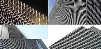 Shop for outdoor privacy screens in patio & outdoor decor. Steel Aluminum Or Copper Expanded Architectural Mesh For Cladding Panels Of Ceiling Walls And Facades