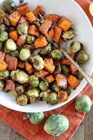 Perfectly Crispy Roasted Vegetables Little Chef Big Appetite Recipe Vegetarian Side Dishes Roasted Vegetable Recipes Vegan Side Dishes
