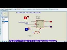74ls73 Dual Jk Flip Flop Proteus Simulation Simulation Flipping Microcontrollers