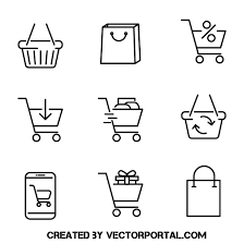 Subscribe to envato elements for unlimited graphics downloads for a single monthly fee. Online Shopping Icons Ai