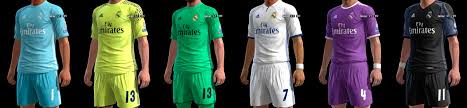 Manufactured by adidas, this premium kit ranges from the exact match day shirts worn by the professionals through to team branded shirts for more casual wear. Pes 2013 Real Madrid Full Gdb 2016 2017 By Abiel Pes Patch