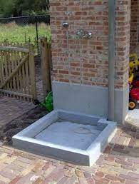 Arduinen Douchebak Dog Washing Station Dog Area Outdoor Shower