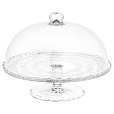 Check out our cake stand with dome selection for the very best in unique or custom, handmade pieces from our cake stands shops. Arv Brollop Clear Glass Serving Stand With Lid Ikea