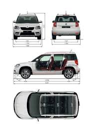 Skoda Yeti 2 0 Tdi 2015 Autokatalog Masse Und Gewichte