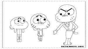 Desenhos para colorir de gumball. Gumball Para Colorir 25