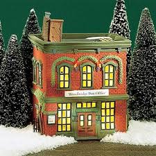 Woodbridge Post Office In 2020 With Images Christmas Village Houses Wood Bridge