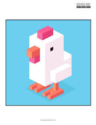 Crossy Road App Coloring Page Android Iphone Crossy Road Game Design Ios Icon