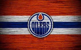 Download Wallpapers Edmonton Oilers 4k Nhl Hockey Club Western Conference Usa Logo Wooden Texture Hockey Pacific Division Besthqwallpapers Com Nhl Hockey Hockey Oilers