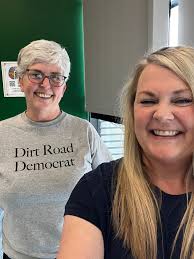 I was scheduled for three events in 24 hours. This is number two! Over 100  people met at the Franklin County library in Union, Missouri. Rural  Democrats are here. We've always been