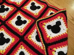 Pattern Mickey Mouse Blanket Great For A Shower Or Baby Etsy In 2021 Disney Crochet Patterns Crochet Mickey Mouse Mickey Mouse Blanket