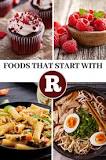 What food starts with R?