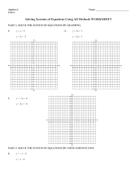 The two types of exponential functions are exponential growth. Alg 1 Systems Worksheet Practice