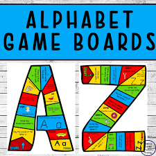 Some games are timeless for a reason. Alphabet Game Boards Simple Living Creative Learning