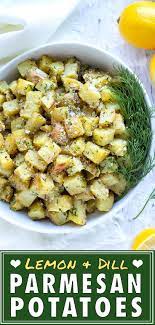 Parmesan Roasted Yukon Gold Potatoes Evolving Table Recipe Gold Potato Recipes Vegetarian Side Dishes Easy Roasted Potatoes