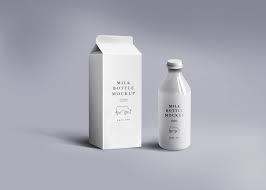 Download Milk Carton Glass Mockup Mockup World