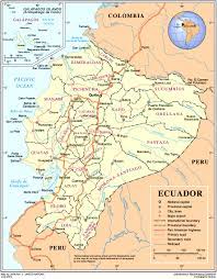 Die fläche des landes beträgt 272 tsd. Landkarte Ecuador Ubersichtskarte Weltkarte Com Karten Und Stadtplane Der Welt