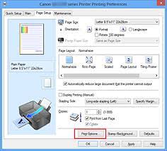 Mg2500 series xps printer driver ver. Canon Pixma Manuals Mg2500 Series Changing The Print Options