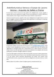 Casa italiana srls verona, verona +1 ubicazione. Antinfortunistica Verona E Scarpe Da Lavoro Verona Acquista Da Safety E Promo By Safety And Promo Issuu