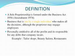 How to register for a sole proprietorship in malaysia? Sole Proprietorship