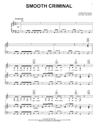 Michael Jackson Smooth Criminal Sheet Music Pdf Notes Chords Pop Score Easy Piano Download Printable Sku 119546