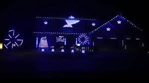 Fan Builds Light Display Celebrating Blues Stanley Cup Championship Light Display Christmas Light Displays Christmas Lights