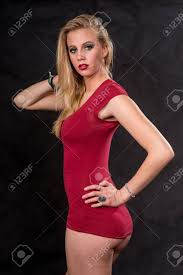 Caucasian Blond Woman In Sexy Fashion Stock Photo, Picture And Royalty Free  Image. Image 25229612.