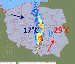 Alepogoda On Twitter Aktualny Radar Opadow Ta Waska Smuga Od Gdanska Po Krakow To Front Oddziela Upal Terespol 29 C Od Chlodu Lodz 17 C Idzie Na E Pogoda Https T Co Lm2gbskjth