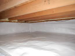 Crawlspace Vaporbarrier And Spray Foam Insulates And Seals Our Moisture Http Www Indianacrawlspacerepair Com Crawl Space Insulation Crawlspace Spray Foam