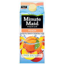 Find quality beverages products to add to your shopping list or order online for . Minute Maid Premium Fruit Drink Peach 59 Fl Oz Walmart Com
