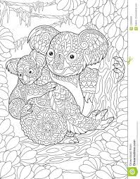 Mandala mit tieren zum ausdrucken panda ausmalen. Koala Mandala Coloring Pages Peepsburgh