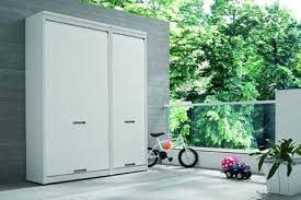 Armadi di metallo da esterno, realizzati in lamiera di acciaio spessore 6/10 di mm, verniciati in colore grigio chiaro simile ral 7035. Armadi Zinco Plastificati Eternum Roma M D Arredamenti Appio San Giovanni