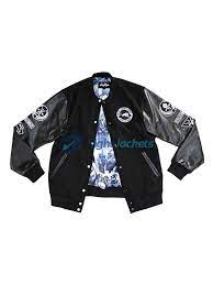 Justice League Black Panther Heroes Look Varsity Jacket Varsity Jacket Varsity Jacket Men Real Leather Jacket