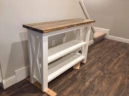 Farmhouse Sofa Table Printable Plans Instant Download Pdf Etsy Farmhouse Sofa Table Diy Farmhouse Coffee Table Coffee Table Plans