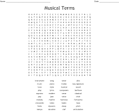 This time, we got the following crossword puzzle clue: Music Word Search Wordmint
