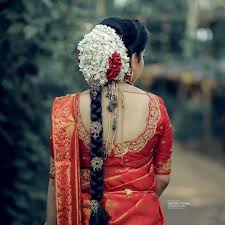 Image May Contain One Or More People And People Standing Indian Bridal Hairstyles South Indian Bride Hairstyle South Indian Wedding Hairstyles