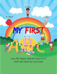 Beautiful My First Abc Learning A To Z With Cute Object Picture Pages Abc Book For Kids Instant Download By Vintagemanian Learning Abc Abc Book Book Cover Page