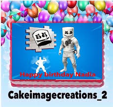 I love it so much. Marshmello Face Cake Topper