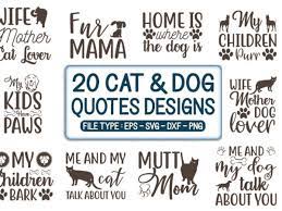 Download 20 Dog Cat Quotes T Shirt Designs Bundle Dog Cat Svg Bundle Dog Cat Craft Bundle Dog Cat Cutfiles Buy T Shirt Designs