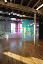 Dichroic Film Finishes At Glass Walls Inside Adaptive Reuse Building Architecture Interieure Architecture Decoration