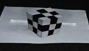 Drawing 3d loch ness monster, long version. Realistic Cube On Paper 3d Cube Drawing Step By Step Tutorial Steemit