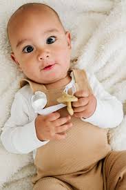 Silver Pacifier Clip