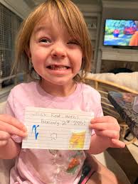 Life has a sick sense of how fast time goes. Our little girl has lost her  first tooth. Which she couldn't wait for us to pull so she decided to do it