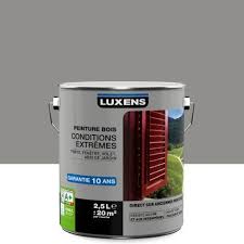 Peinture Bois Exterieur Conditions Extremes Luxens Gris Galet N 3 2 5 L Peinture Bois Exterieur Peinture Sur Bois Peinture Pour Volets