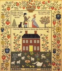 'needles and pins' wedding sampler (cross stitch). Needles And Pins Wedding Sampler Cross Stitch Pattern By Theron Traditions