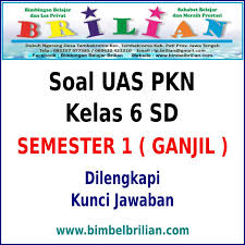 Soal tes uji coba 1 (tuc) atau biasa disebut try out pada bagian pertama ini adalah sebagai soal percobaan untuk menghadapi ujian. Soal Uas Pkn Kelas 6 Sd Semester 1 Ganjil Dan Kunci Jawabannya Bimbel Brilian