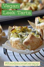 Leek Tarts Vegan Leek Tart Vegan Finger Foods Vegan Appetizers