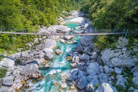 Wandern, kajak fahren oder doch lieber paragliding? Fluss Soca Soca Tal Slowenien